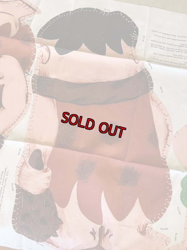 画像3: Flintstones Fred & Betty  Fabric Pillow Doll Kit  / フリントストーン　フレッド、ベティ、ピロードール　キット (3)