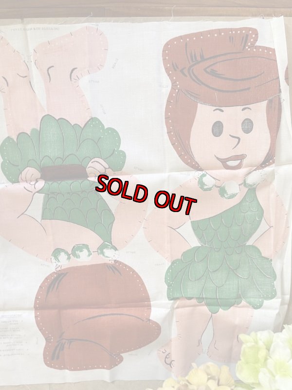 画像8: Flintstones Fred & Betty  Fabric Pillow Doll Kit  / フリントストーン　フレッド、ベティ、ピロードール　キット (8)