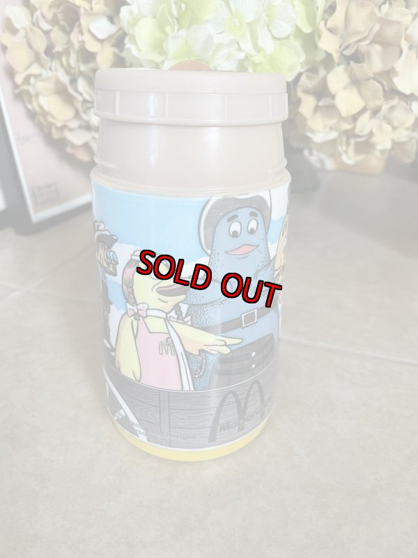 画像16: Mcdonalds Tin Lunch Box With Thermos / マクドナルドのティン製　ランチボックス 水筒付き(蓋なし) (16)