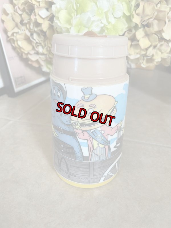画像17: Mcdonalds Tin Lunch Box With Thermos / マクドナルドのティン製　ランチボックス 水筒付き(蓋なし) (17)