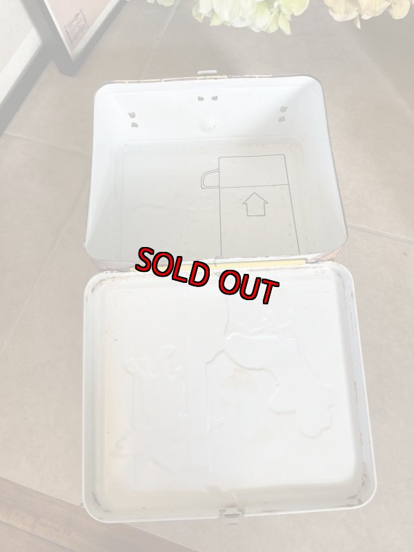 画像8: Mcdonalds Tin Lunch Box With Thermos / マクドナルドのティン製　ランチボックス 水筒付き(蓋なし) (8)