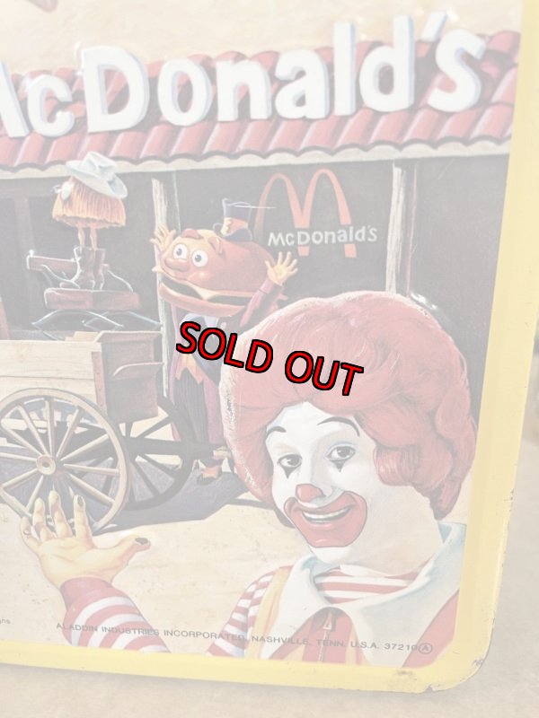 画像12: Mcdonalds Tin Lunch Box With Thermos / マクドナルドのティン製　ランチボックス 水筒付き(蓋なし) (12)