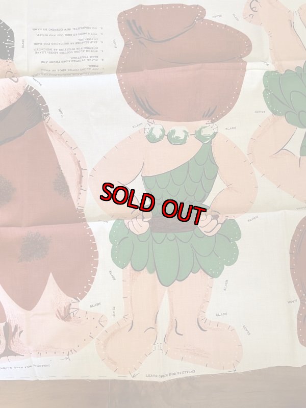 画像5: Flintstones Fred & Betty  Fabric Pillow Doll Kit  / フリントストーン　フレッド、ベティ、ピロードール　キット (5)