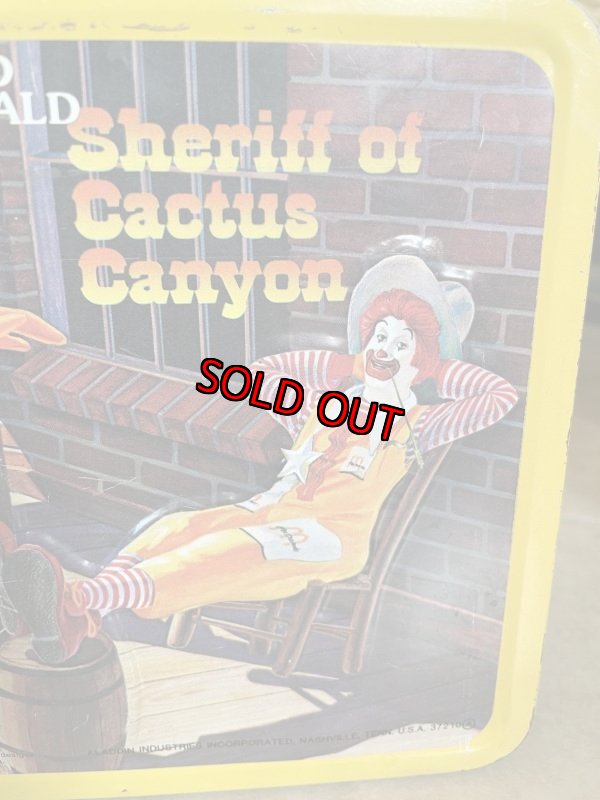 画像14: Mcdonalds Tin Lunch Box With Thermos / マクドナルドのティン製　ランチボックス 水筒付き(蓋なし) (14)