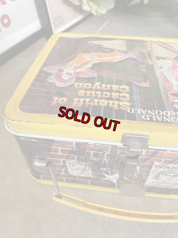 画像6: Mcdonalds Tin Lunch Box With Thermos / マクドナルドのティン製　ランチボックス 水筒付き(蓋なし) (6)