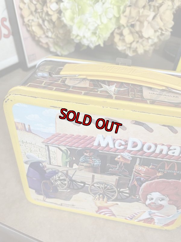画像11: Mcdonalds Tin Lunch Box With Thermos / マクドナルドのティン製　ランチボックス 水筒付き(蓋なし) (11)