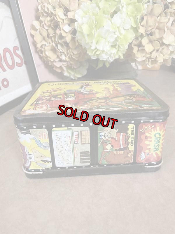 画像10: Huckleberry Hound  Yogi Bear Tin Lunch Box 1961 (A) / ハックルベリーハウンド、ヨギベア　ティン製　ランチボックス缶 (10)