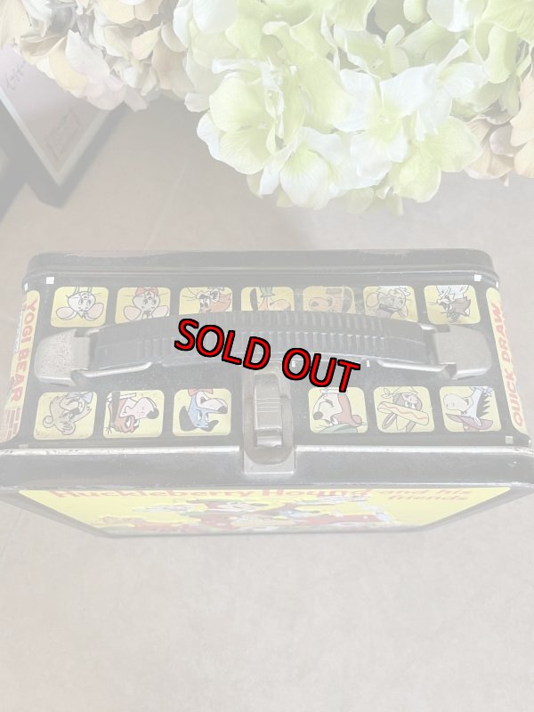 画像3: Huckleberry Hound  Yogi Bear Tin Lunch Box 1961 (A) / ハックルベリーハウンド、ヨギベア　ティン製　ランチボックス缶 (3)