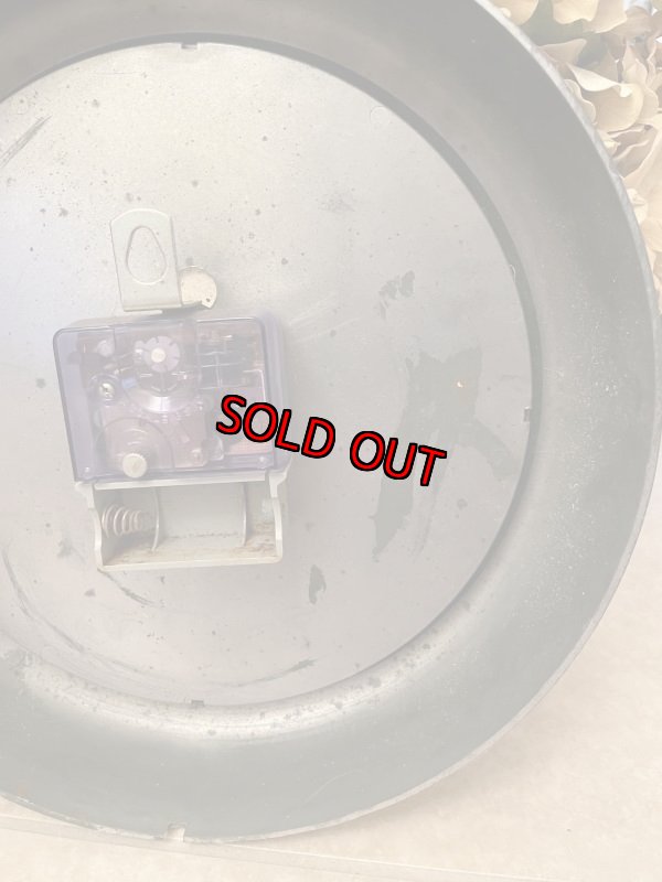 画像8: McDonalds Ronald  Round Large Wall Clock 70’s / マクドナルド、ロナルドの丸い壁時計　大きいウォールクロック (8)