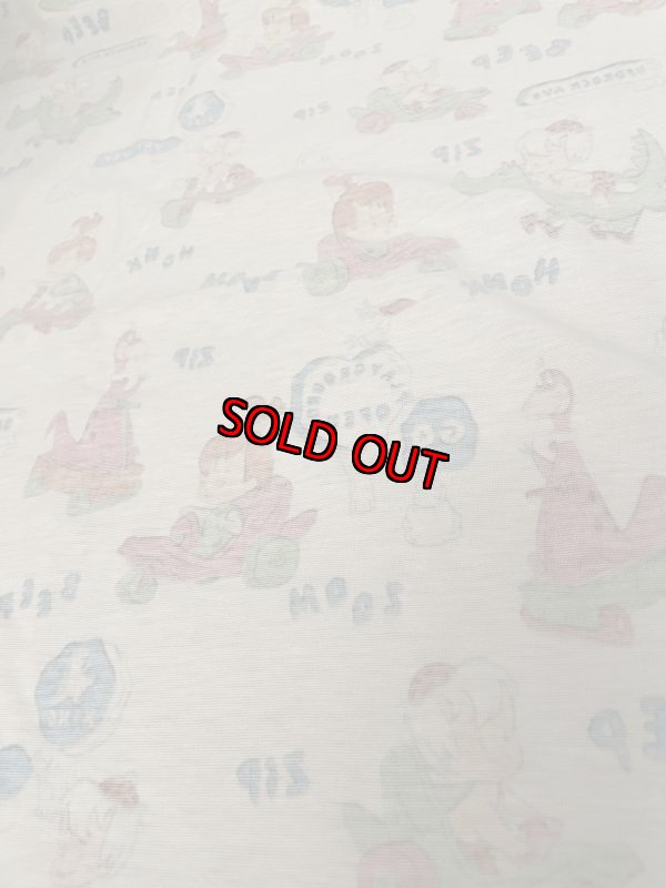 画像8: Hanna Barbera Flintstones Fabric 1991 / ハンナバーベラ、フリントストーンズの布 (8)