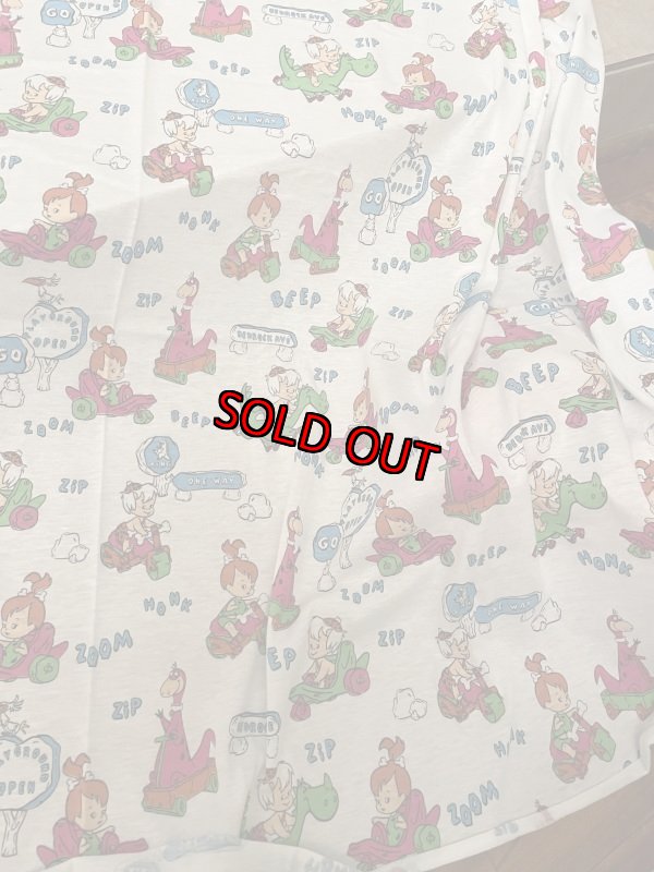 画像3: Hanna Barbera Flintstones Fabric 1991 / ハンナバーベラ、フリントストーンズの布 (3)