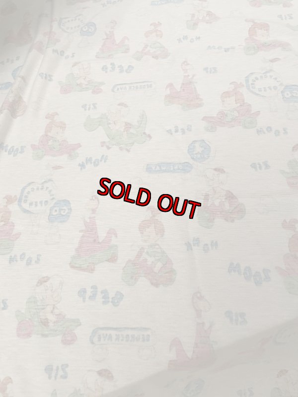 画像7: Hanna Barbera Flintstones Fabric 1991 / ハンナバーベラ、フリントストーンズの布 (7)
