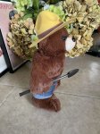 画像5: Smokey Bear Plush Doll with hat, tag / スモーキーベア　帽子、スコップ、タグ付き、ぬいぐるみ　 (5)