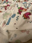 画像6: Hanna Barbera Flintstones Fabric 1991 / ハンナバーベラ、フリントストーンズの布 (6)
