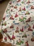画像2: Hanna Barbera Flintstones Fabric 1991 / ハンナバーベラ、フリントストーンズの布 (2)