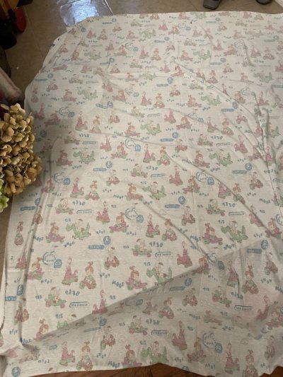 画像3: Hanna Barbera Flintstones Fabric 1991 / ハンナバーベラ、フリントストーンズの布
