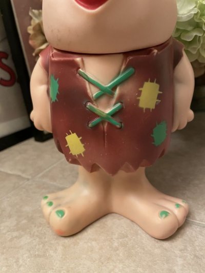 画像2: Hanna Barbera Flintstones Barney Plastic Green Hair Doll 1960 / フリントストーン バーニー プラスチック製 ドール 70年代