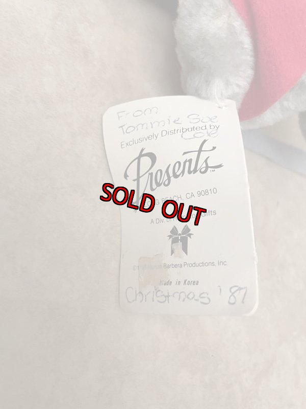 画像10: Hanna Barbers Dixie Plush doll with Tag 1985 / ハンナバーベラ ディクシーの タグ付きぬいぐるみ ドール  (10)