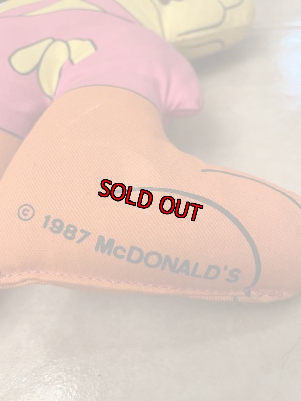 画像7: McDonald’s Birdy  Pillow Doll  / マクドナルドのバーディー、ピロードール1987年 (7)
