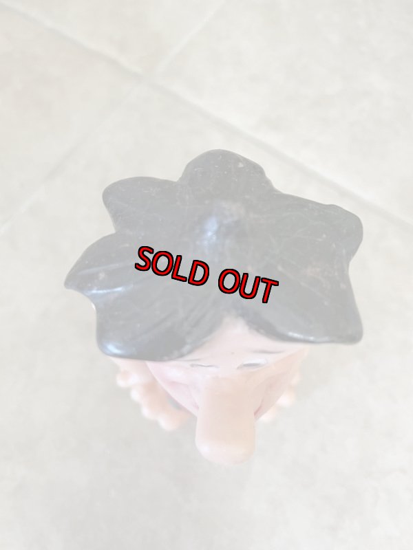 画像2: Hanna Barbera Flintstones Fred Rubber squeak Doll Red &Black 13cm / フリントストーンズ　フレッド ラバードール スクィーキー　小さめ (2)