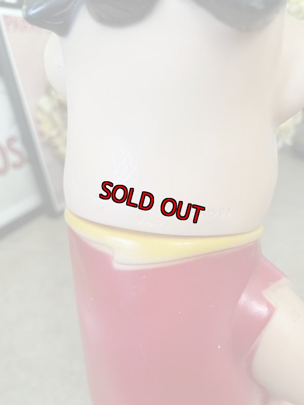 画像6: Hanna Barbera Flintstones Fred Rubber Doll 60‘s large Red &Green(B) 30cm/ ハンナバーベラ　フリントストーンズ　フレッドラバードール (6)