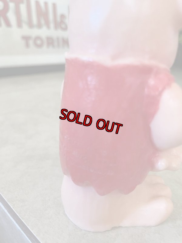 画像6: Hanna Barbera Flintstones Fred Rubber squeak Doll Red &Black 13cm / フリントストーンズ　フレッド ラバードール スクィーキー　小さめ (6)