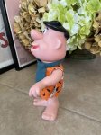画像2: Hanna Barbera Flintstones Fred Plastic DAKIN Doll 20cm / フリントストーン　フレッド　プラスチック製 ドール　 (2)