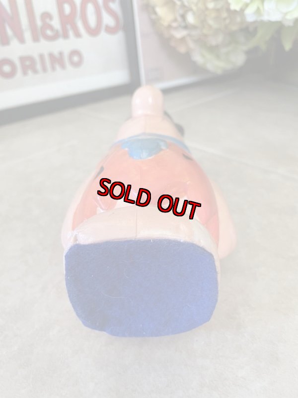 画像7: Hanna Barbera Flintstones Fred Rare！Plastic Coin Bank Doll 20cm   / フリントストーン　フレッド　レア！プラスチック製　貯金箱　ドール　 (7)