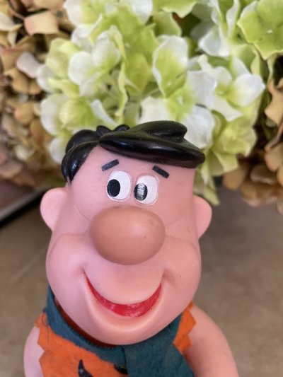 画像1: Hanna Barbera Flintstones Fred Plastic DAKIN Doll 20cm / フリントストーン　フレッド　プラスチック製 ドール　