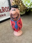 画像1: Hanna Barbera Flintstones Fred bowling pin Plastic Doll (C) / フリントストーンズ、フレッドのボーリングピン　プラスチック製ドール (1)