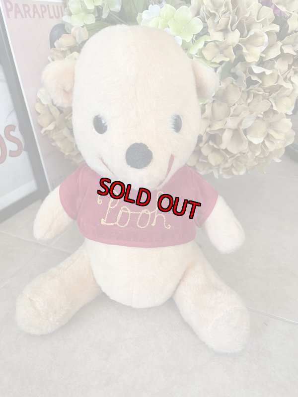 画像1: Disney Winnie the Pooh Plush Doll / ディズニー　プー　ぬいぐるみ　ドール (1)