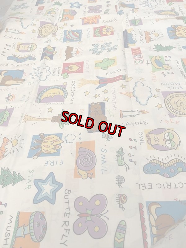 画像2: Mcdonalds McKids Flat  Sheet  / マクドナルド、マックキッズのフラットシーツ (2)