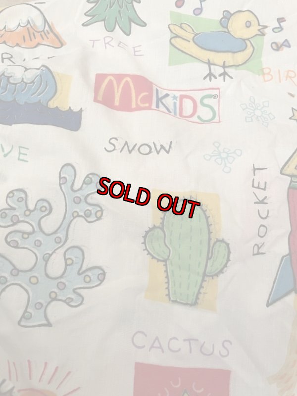 画像6: Mcdonalds McKids Box  Sheet  / マクドナルド、マックキッズのボックスシーツ (6)