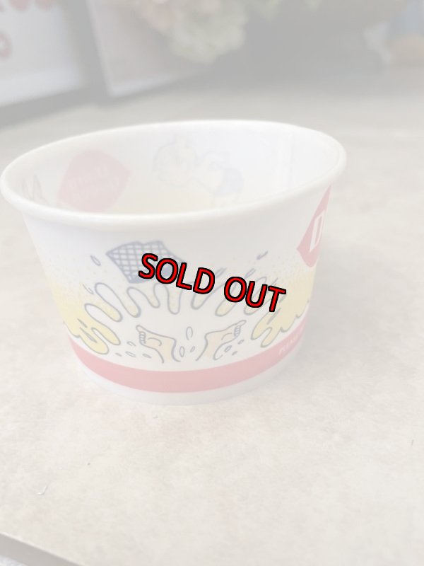 画像4: Dairy Queen Dennis The Menace Yellow Wax Cup Set Of 4 / ディリークィーン　デニス　ザ　メナス　ワックスペーパー　カップ　4個セット (4)