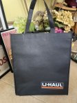 画像1: U-Haul Eco Black Bag set of 3 / ユーホール　ブラック　エコバッグ 3枚セット (1)