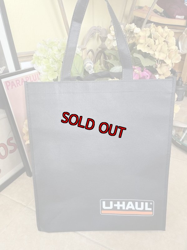 画像1: U-Haul Eco Black Bag set of 3 / ユーホール　ブラック　エコバッグ 3枚セット (1)