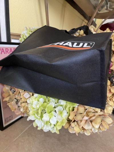 画像2: U-Haul Eco Black Bag set of 3 / ユーホール　ブラック　エコバッグ 3枚セット