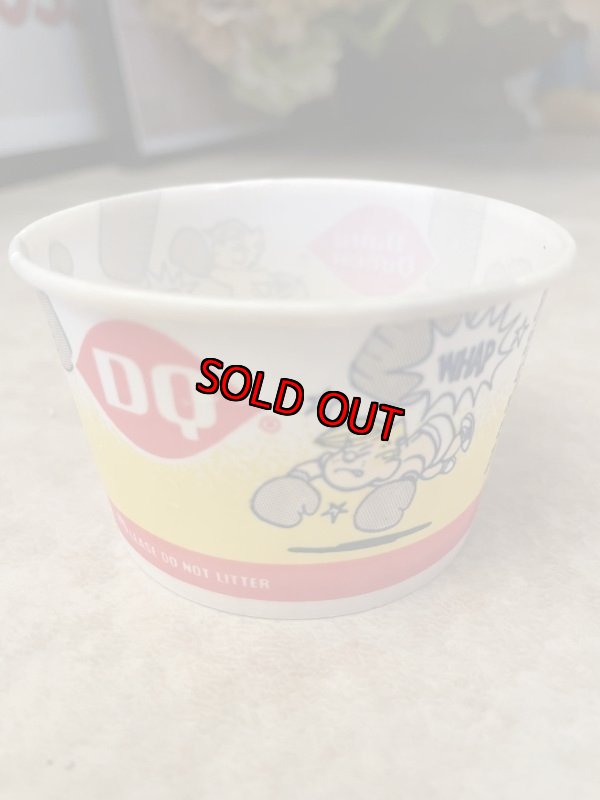 画像7: Dairy Queen Dennis The Menace Yellow Wax Cup Set Of 4 / ディリークィーン　デニス　ザ　メナス　ワックスペーパー　カップ　4個セット (7)
