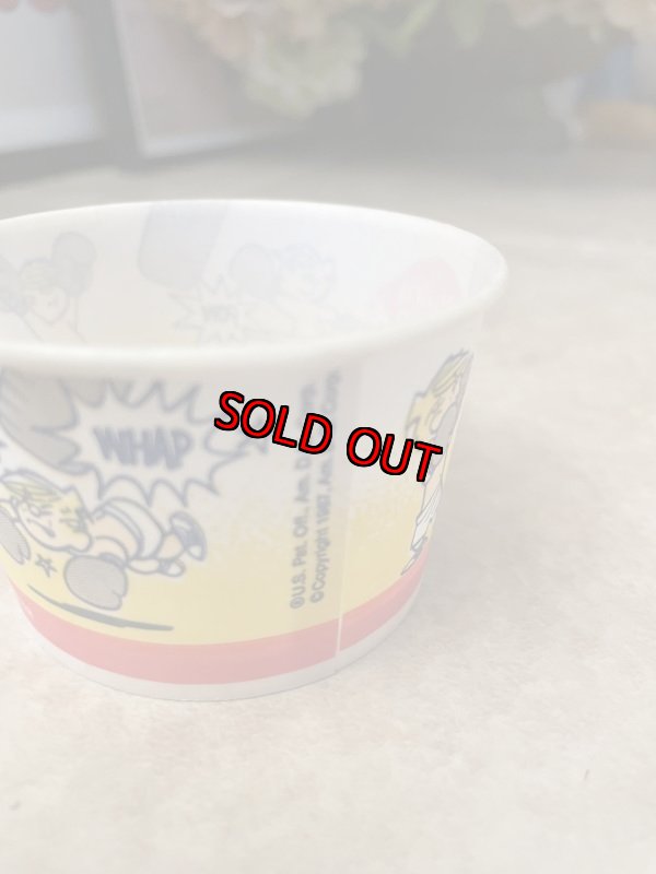 画像12: Dairy Queen Dennis The Menace Yellow Wax Cup Set Of 4 / ディリークィーン　デニス　ザ　メナス　ワックスペーパー　カップ　4個セット (12)