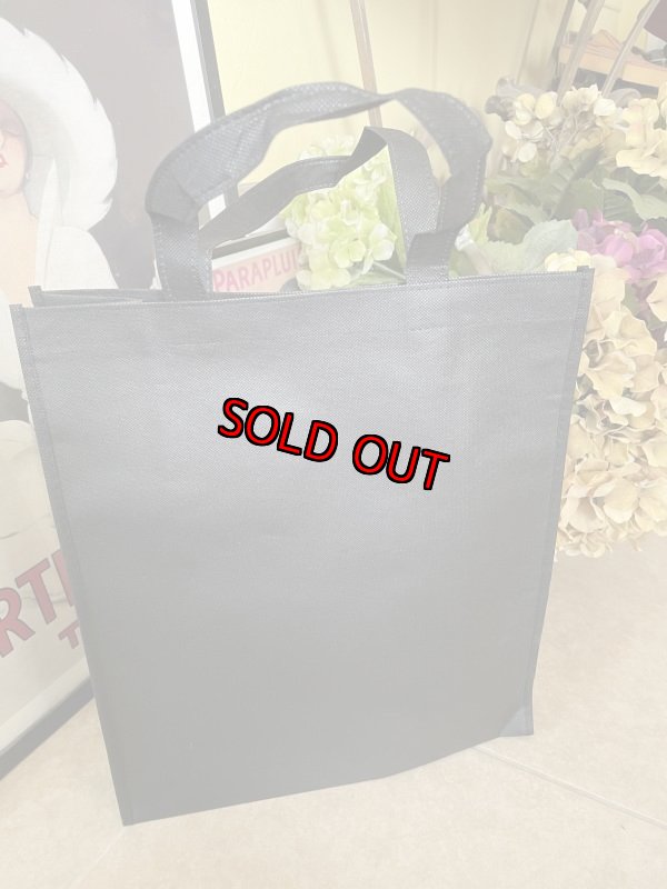 画像4: U-Haul Eco Black Bag set of 3 / ユーホール　ブラック　エコバッグ 3枚セット (4)