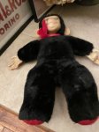 画像7: Black Monkey Rubber Face  plush  Doll / ブラックモンキー、ラバーフェイスぬいぐるみ (7)