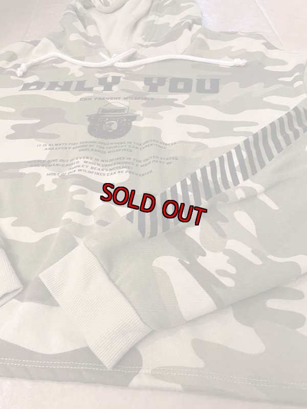 画像4: Smokey Bear Sweatshirt  / スモーキーベア　トレーナー  カモフラージュ (4)