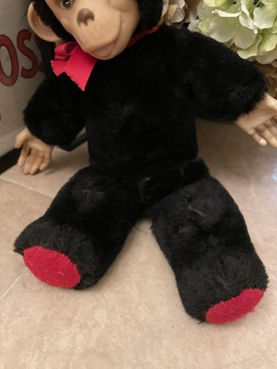 画像2: Black Monkey Rubber Face  plush  Doll / ブラックモンキー、ラバーフェイスぬいぐるみ
