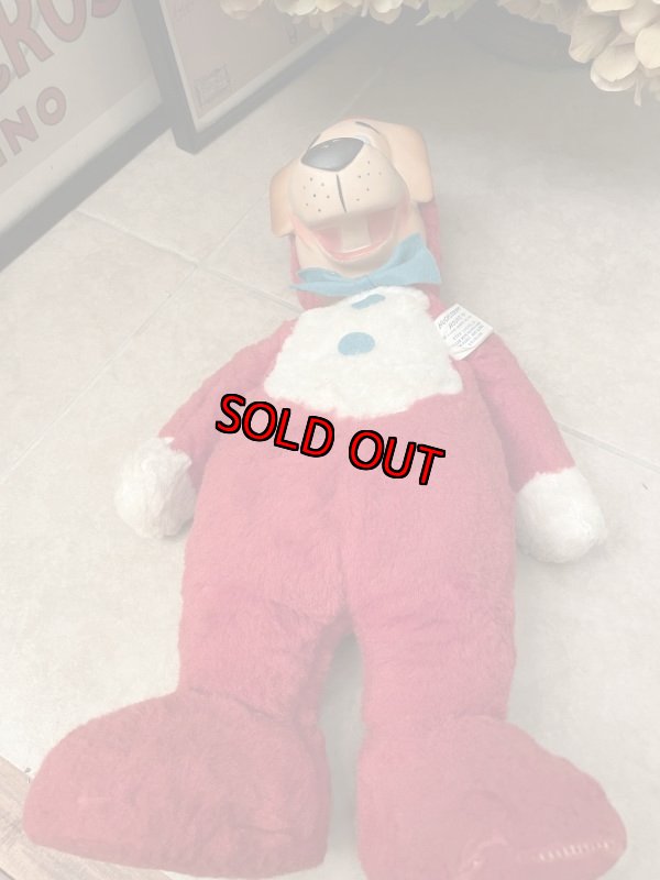 画像8: Huckleberry Hound Knickerbocker Red Plush Doll1959 (B) / ニッカーボッカーのハックルベリーハウンド　ラバーフェイスドール (8)