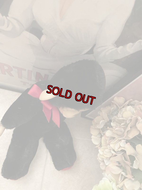 画像5: Black Monkey Rubber Face  plush  Doll / ブラックモンキー、ラバーフェイスぬいぐるみ (5)