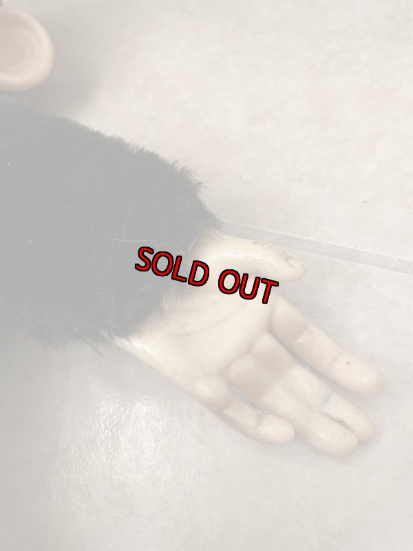 画像8: Black Monkey Rubber Face  plush  Doll / ブラックモンキー、ラバーフェイスぬいぐるみ (8)