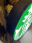 画像7: Starbucks lighted up Store Sign Display / スターバックス、電光看板、サイン、看板、ストアディスプレイ (7)