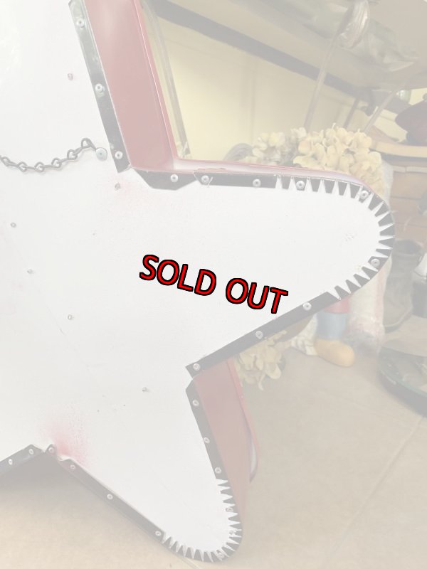 画像14: Carl’s Jr. Lighted Star Store Display / カールスジュニア星のサイン 電光看板、ストアディスプレイ (14)