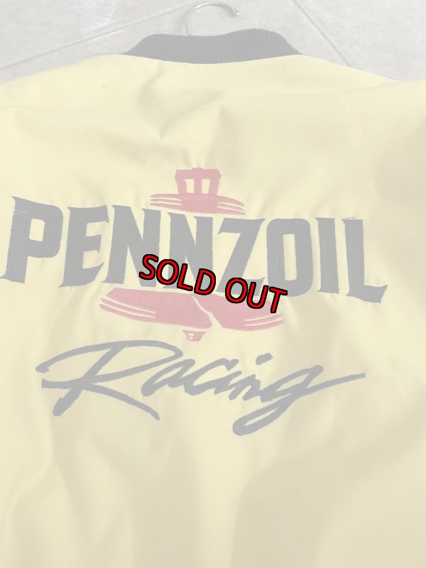 画像4: PENNZOIL Racing Yellow Jacket USA /  ペンズオイル　レーシング　イエロージャケット　アメリカ製 (4)