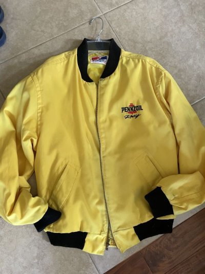 画像1: PENNZOIL Racing Yellow Jacket USA /  ペンズオイル　レーシング　イエロージャケット　アメリカ製